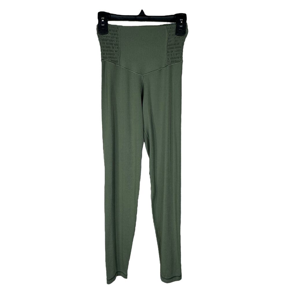 Offline by Aerie X-Small Real Me 7/8 Leggings Smocked Waist Stretch Lightweight